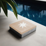 
  
  Modern Minimalist Square Concrete Cement Coaster - Set of 4
  

