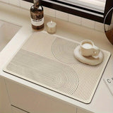 
  
  Modern Dish Drying Pad, Modern Simple Quick-Drying Mat, Coffee Machine Draining Mat, Household Wear-Resistant And Water-Absorbing Table Mat
  
