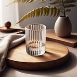 
  
  Modern Fluted Ribbed Shot Glass - Set of 4
  
