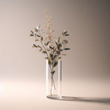 
  
  Modern Glass Cylinder Vase
  
