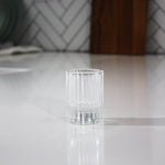 
  
  Modern Fluted Ribbed Shot Glass - Set of 4
  
